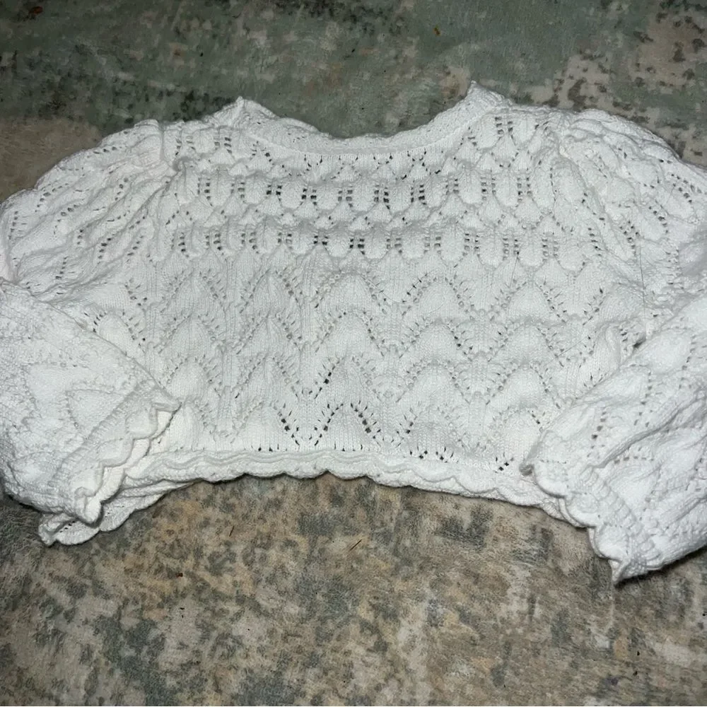 Ralph Lauren baby cardigan white size 6 month